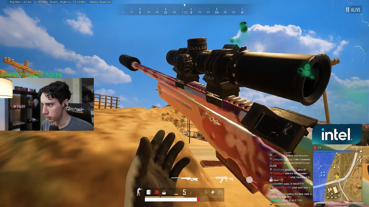 TGLTN | 31 Kills | 3277 DAMAGE | 1-MAN-SQUAD (PUBG) background