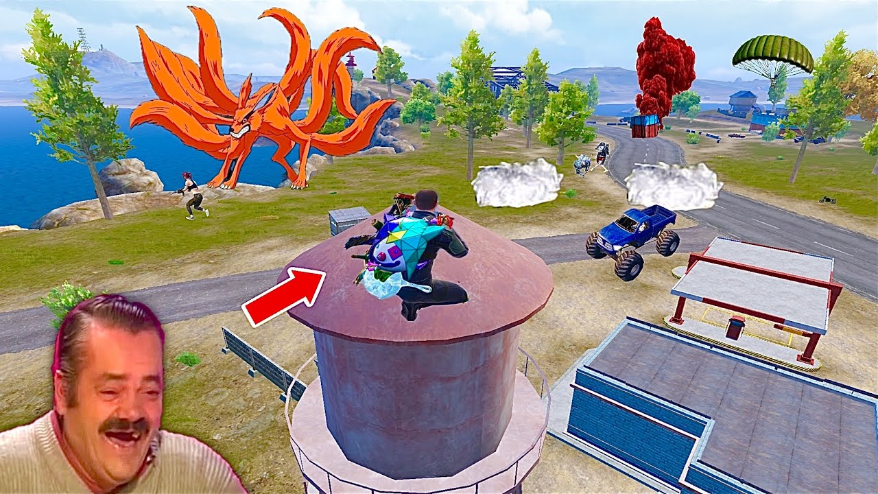 Best Trolling of Cute Noobs 😱 PUBG MOBILE FUNNY MOMENTS 😂 New Mode NARUTOxPUBGM backdrop