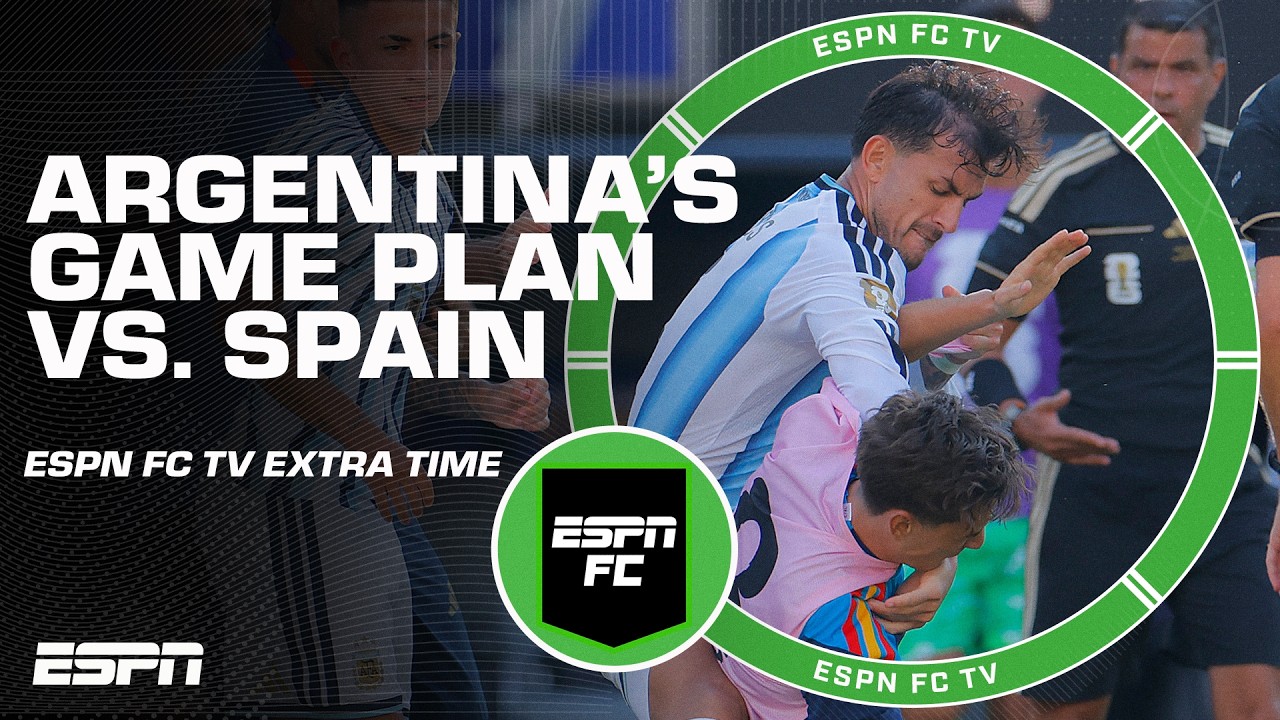 'That's not football' 🗣️ Reaction to Argentina's game plan vs. Spain | ESPN FC Extra TIme background