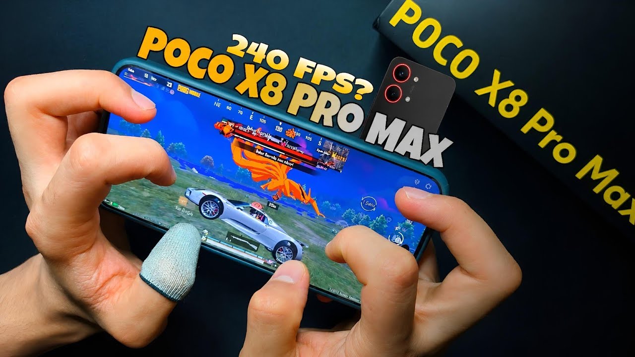 POCO X8 PRO MAX | NEW MODE PUBG! 🤯🔥 background
