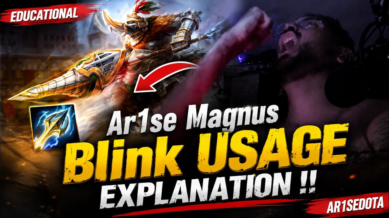How Does Ar1se Even See These Magnus Skewer Angles?! 📐🤯 Big Plays Dota 2 Highlights !! background