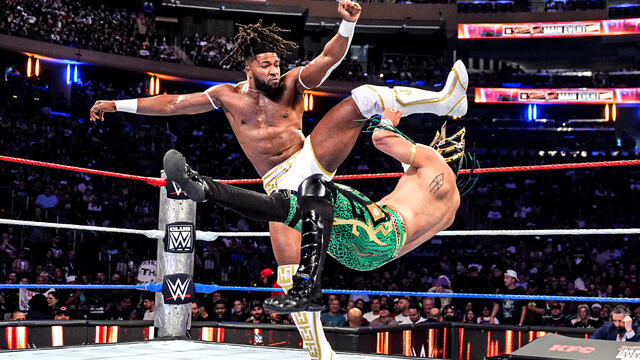 FULL MATCH: Trick Williams vs. Laredo Kid: Saturday Night's Main Event Countdown background