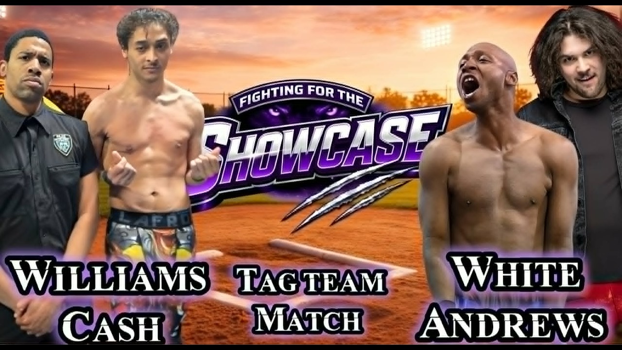Warriors Showcase - Nick Andrews & Jalen White v Andrew Williams & Jay Cash background