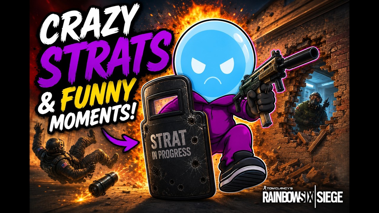 We Won Using the DUMBEST Strats in Rainbow Six Siege... (Funny Moments) backdrop