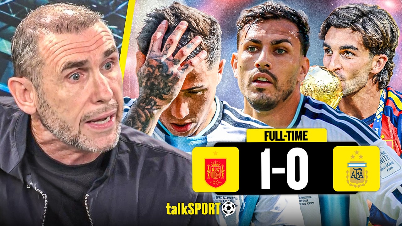 "HARD TO WATCH!" Martin Keown HAMMERS Enzo Fernandez & 'THUGS' Argentina after Final DEFEAT to Spain background