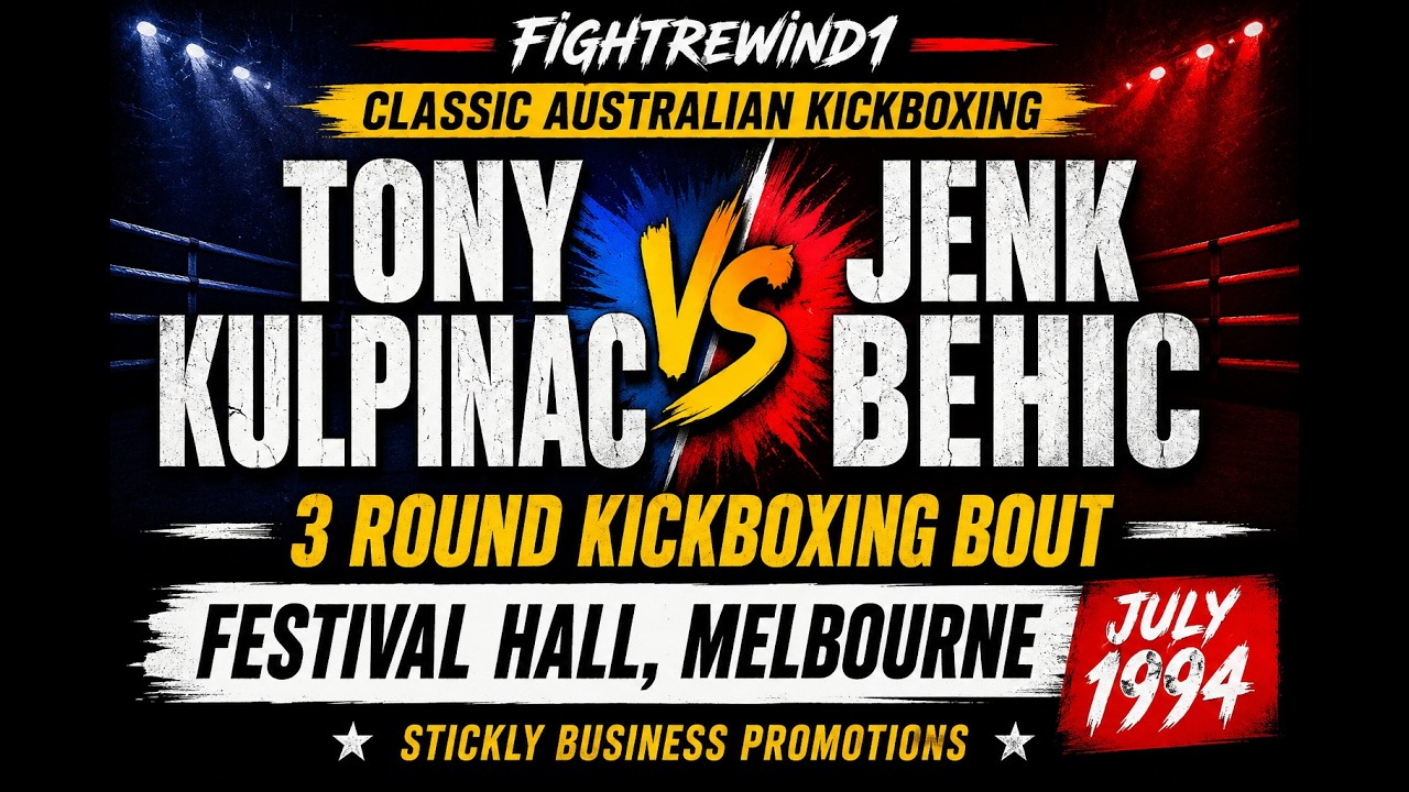 Tony Kulpinac vs Jenk Behic background