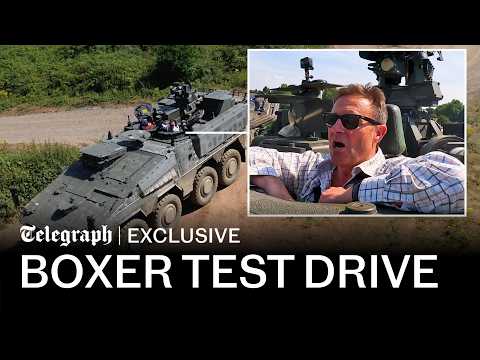 Tank commander’s verdict on British Army’s new chameleon | Exclusive Boxer test drive backdrop