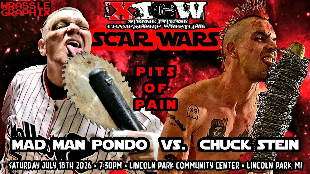 Pits Of Pain: MAD MAN PONDO vs. CHUCK STEIN (Scar Wars 2026) background
