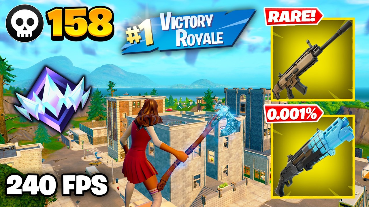 158 Elimination "RANKED RELOAD" Gameplay Wins (Fortnite Chapter 7 Keyboard & Mouse) backdrop
