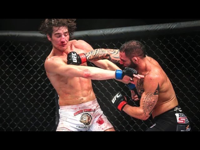 Santiago Ponzinibbio unleashes bombs on Sean Strickland in a brutal stand-up war! ๐๐ฅ background