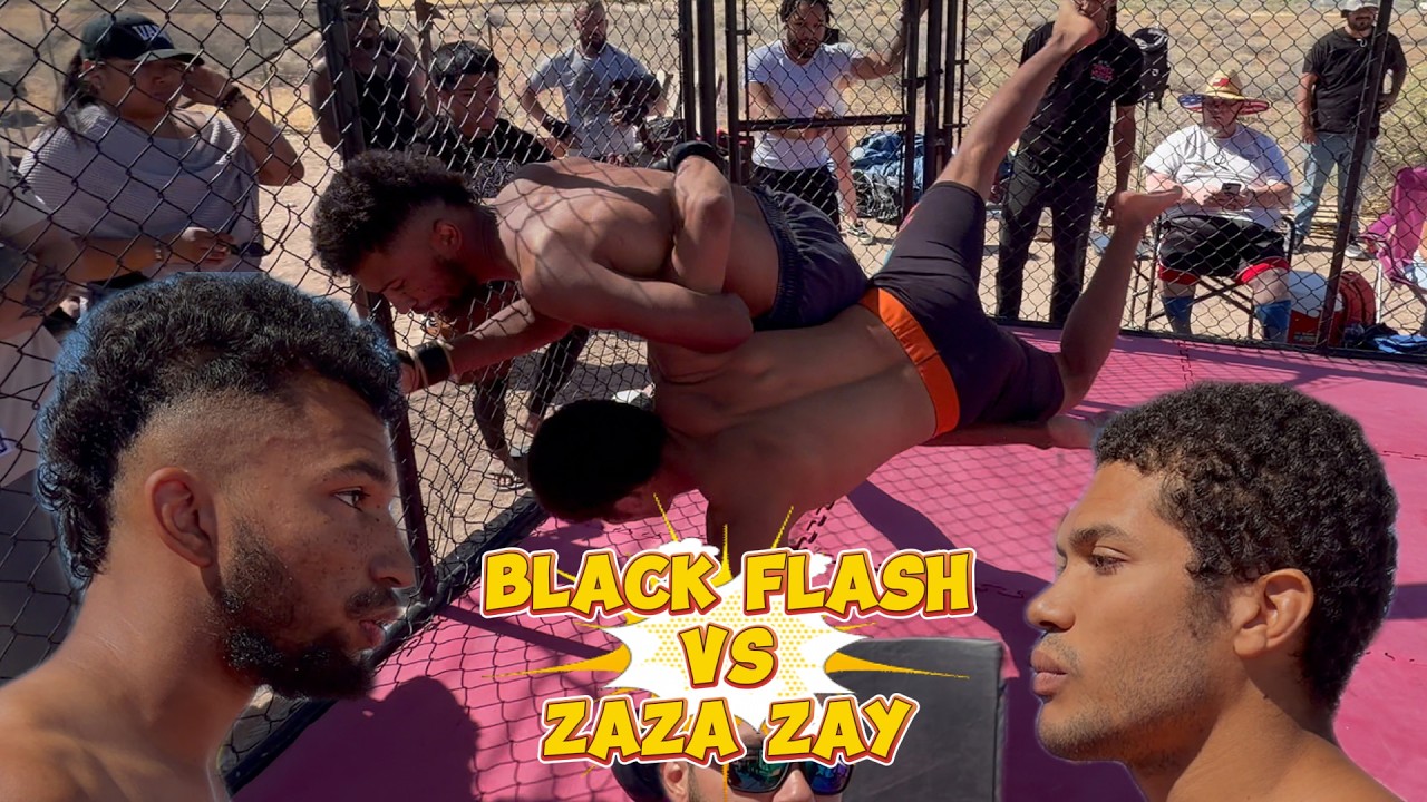 Two Streetbeefs Contenders Throw Down! | Black Flash vs Zaza Zay background