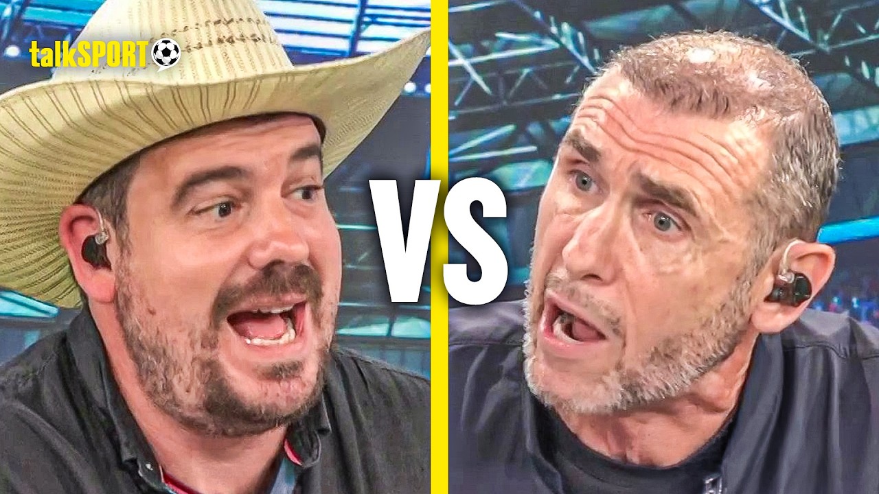 Alex Crook & Martin Keown's HEATED CLASH in FIERY Thomas Tuchel's England management DEBATE! background
