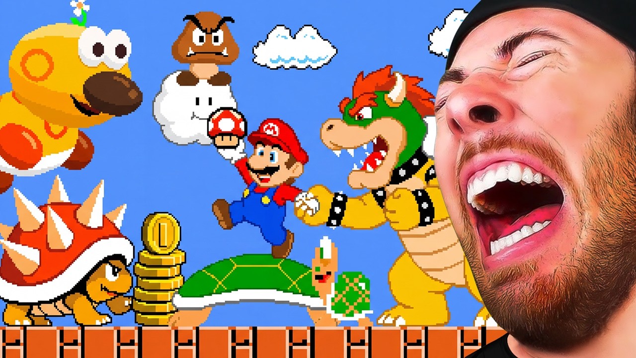 What If Enemies HELPED Mario?! (Funny Animation) backdrop