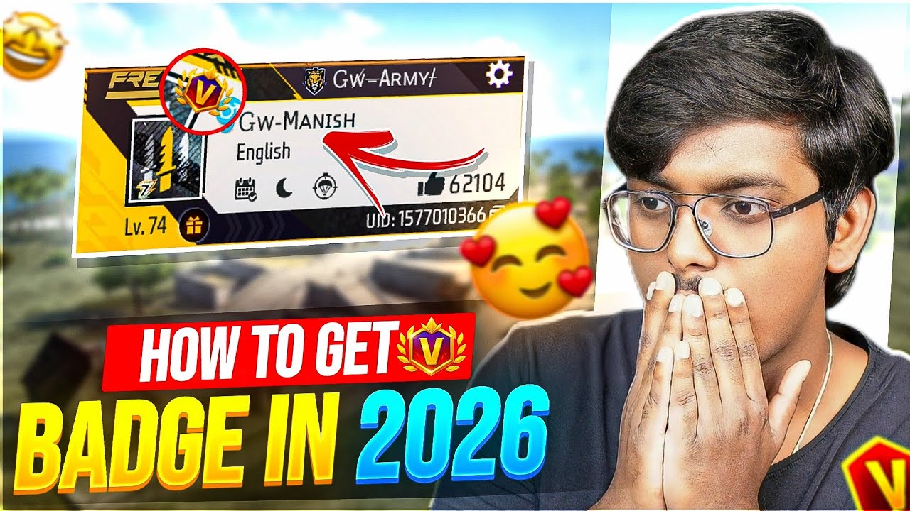 How V Badge SAVED Free Fire in 2021... But Is DESTROYING It in 2026? !! HOW TO GET V BADGE IN 2026 background