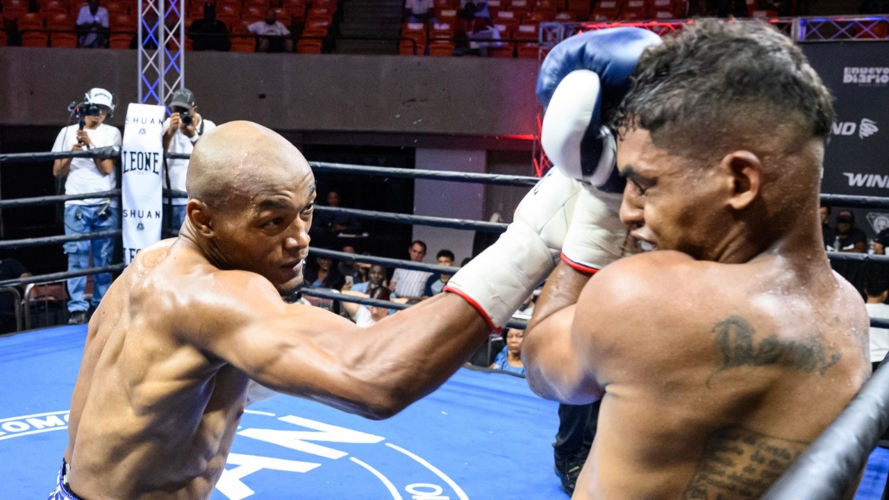 ALBERTO PUELLO VENCE POR KNOCKOUT A MIGUEL BOLAÑO background