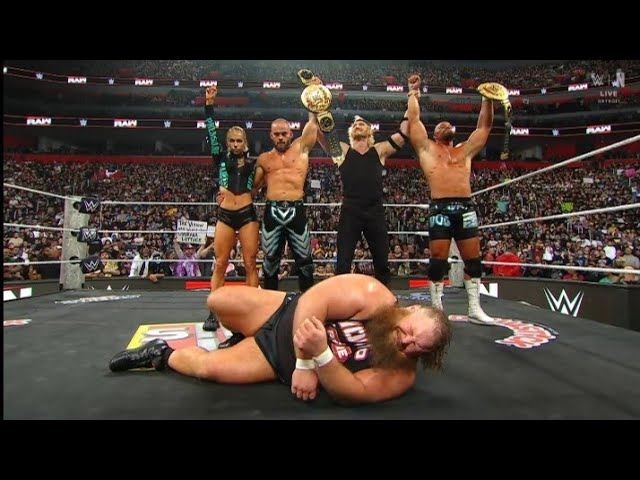 Je Von Evans & Dragon Lee Vs The Vision _Tag Title match _WWE RAW 20 July 2026 background