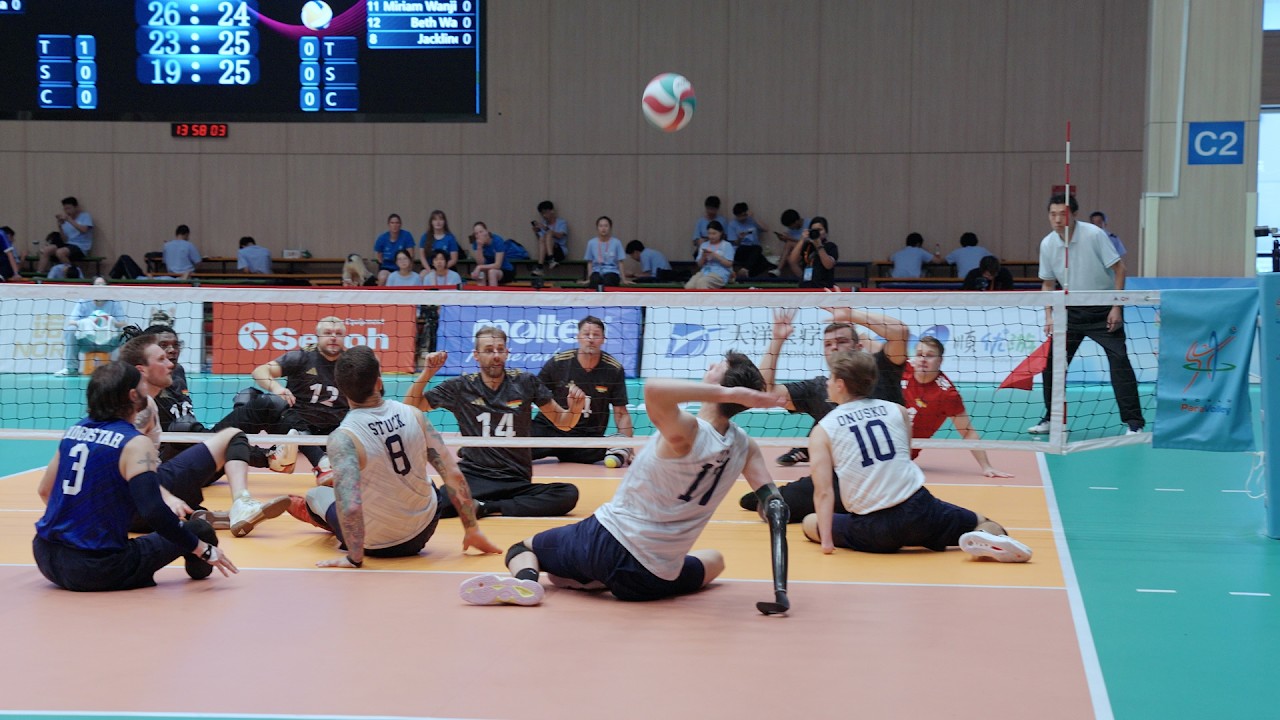 U.S. Men’s Sitting National Team vs Germany Highlights | 2026 WPV Sitting World Championships backdrop