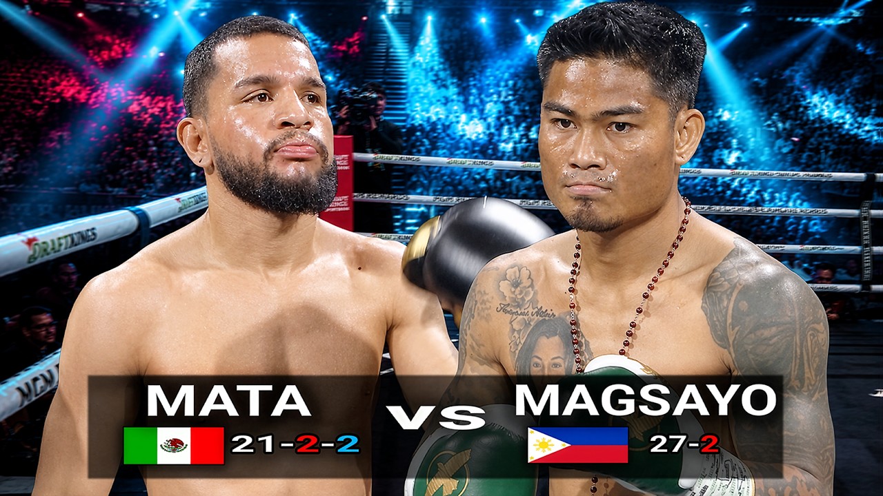 Mark Magsayo (Philippines) vs Jorge Mata (Mexico) | Boxing Fight Highlights HD background