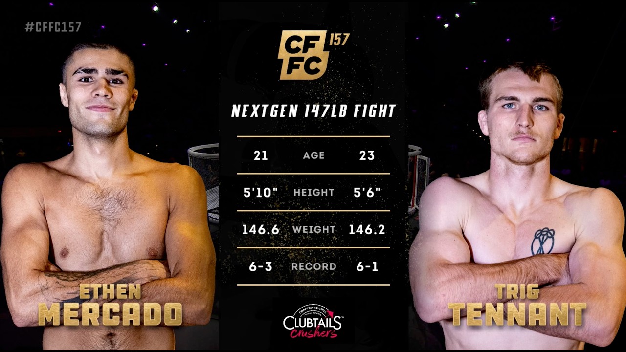 Trig Tennant vs. Ethen Mercado | Full Fight Replay | CFFC 157 background