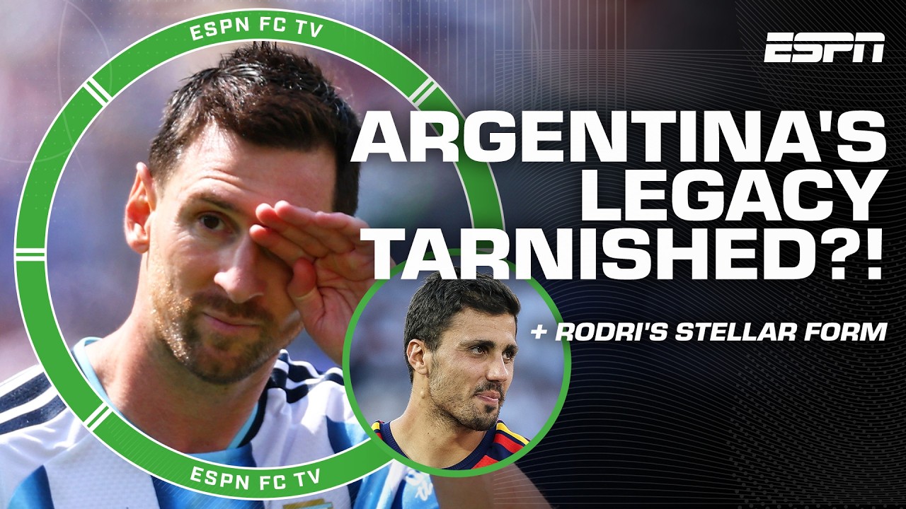 Was Argentina's behavior EMBARRASSING after a poor showing vs. Spain? | ESPN FC backdrop