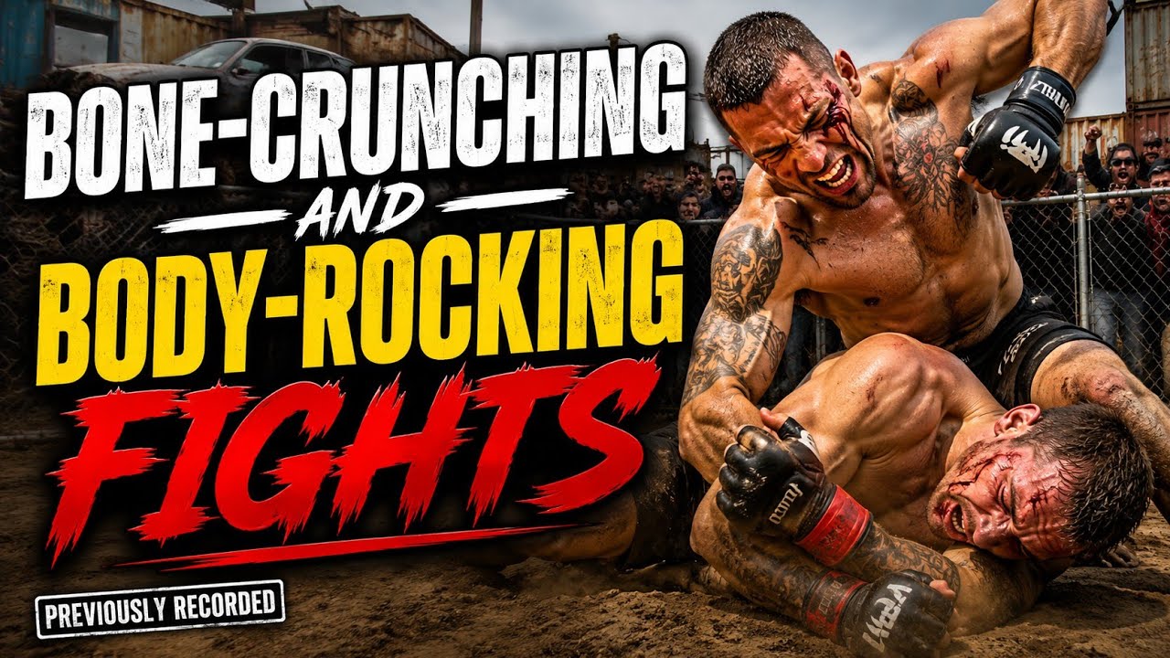 Bone-Crunching & Body-Rocking FIGHTS! backdrop