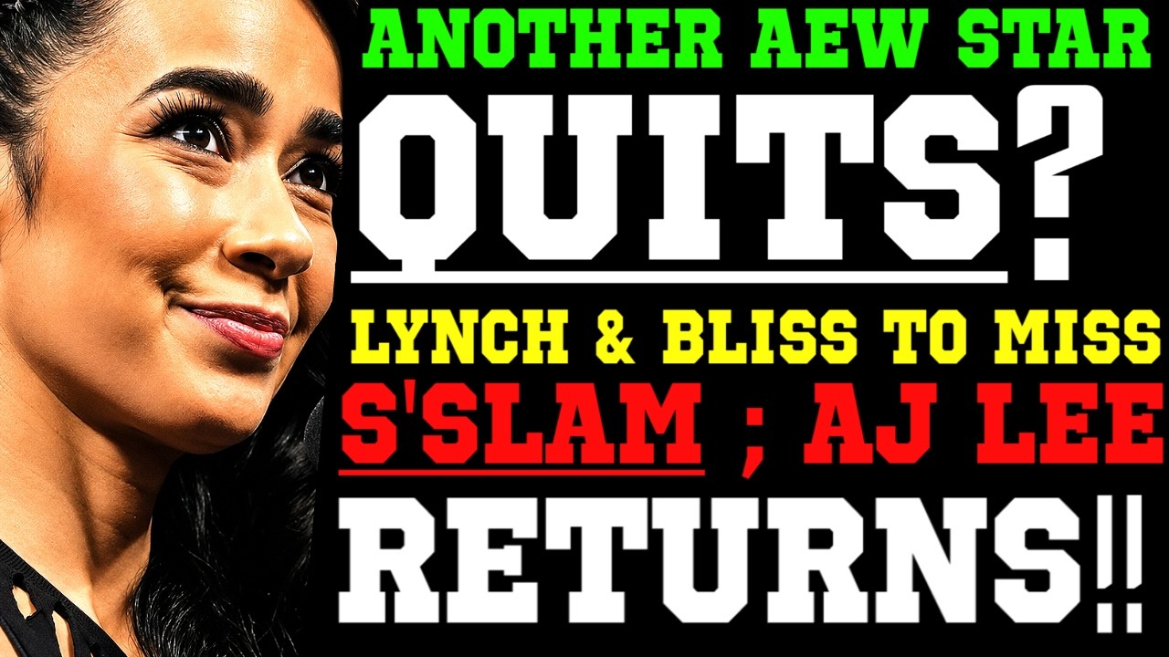 WWE News! AJ Lee, Becky Lynch & Alexa Bliss SummerSlam Status! Star Quits Nick Aldis In Ring Future backdrop