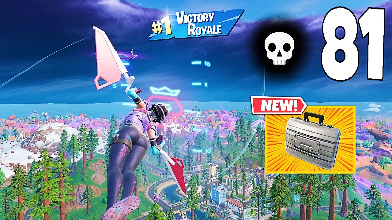 81 Elimination Solo Vs Squads/squads "Zero Build" Gameplay Wins (NEW Fortnite Chapter 7 Season 3 PC) backdrop