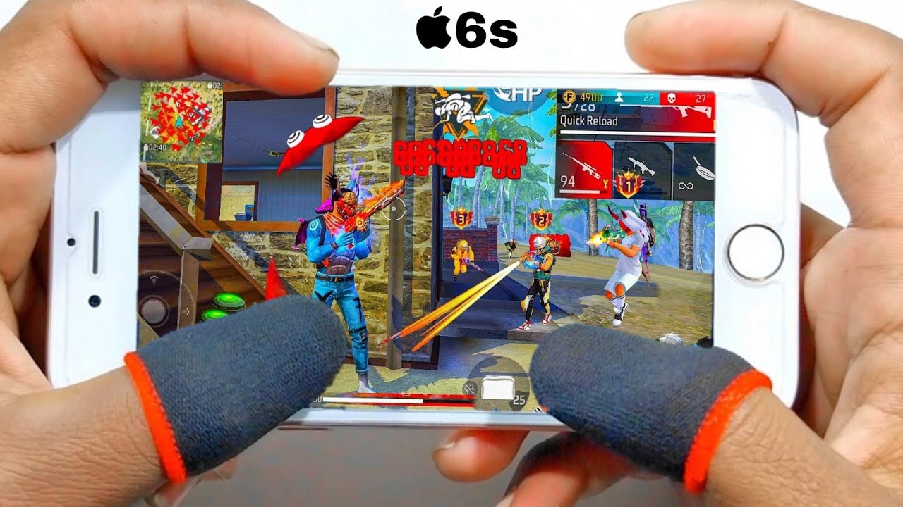 iphone 6s Free Fire Handcam gameplay + 1gb ram+MACRO+DPI 2026 đ„ backdrop
