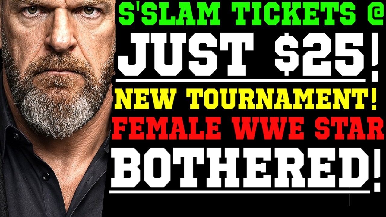 WWE News! SummerSlam Ticket Prices Slashed To $25! Fans Harass WWE Star! New Tournament Announced background