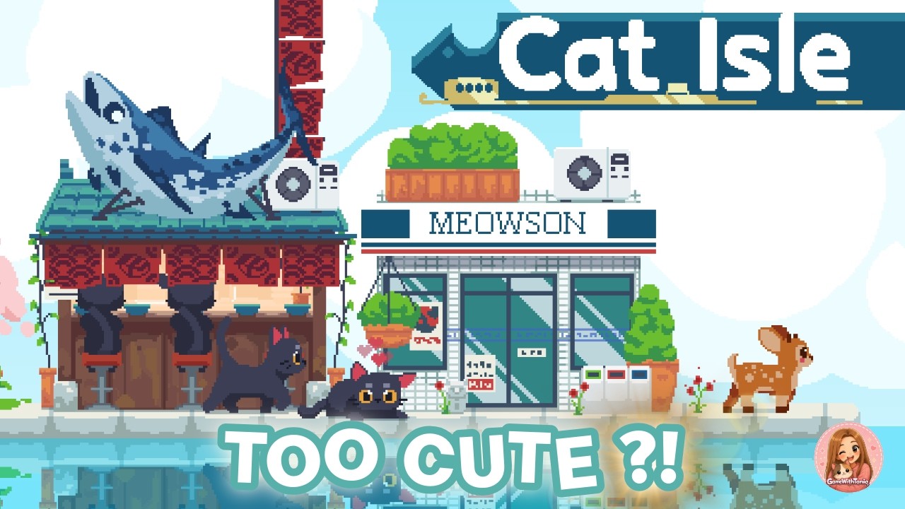 How Cute Is This Game?! 🐱 | Cat Isle background
