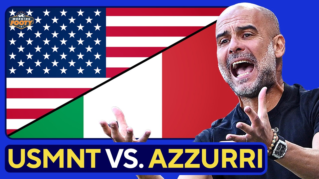 ITALY vs. USA | Where will Pep Guardiola coach next? backdrop