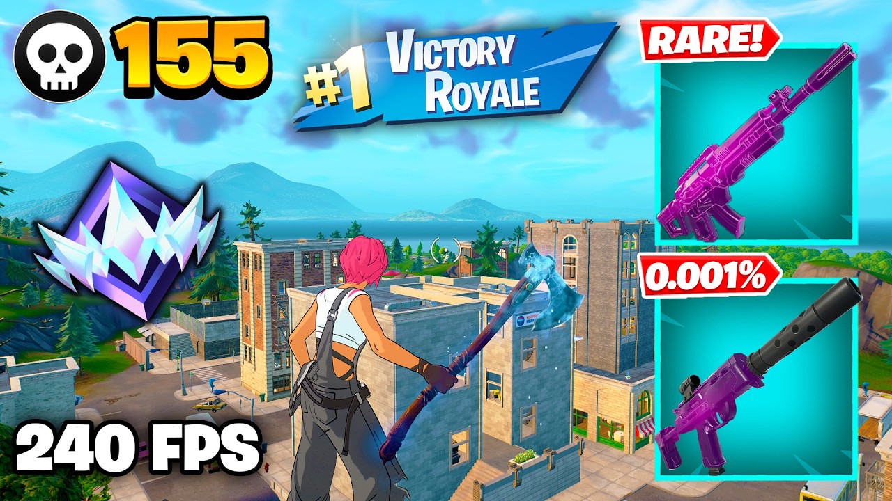 155 Elimination "RANKED RELOAD" Gameplay Wins (Fortnite Chapter 7 Keyboard & Mouse) backdrop