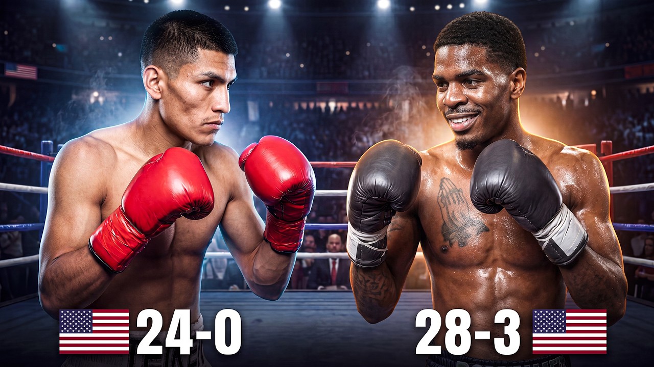 All-Out War! Vergil Ortiz Jr. (USA) vs Maurice Hooker (USA) | Boxing Fight Highlights background