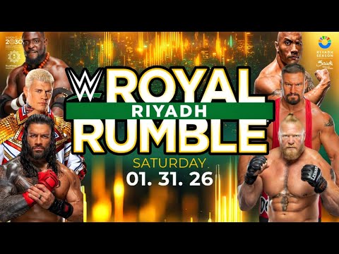 WWE ROYAL RUMBLE 2026 FULL SHOW LIVE STREAM FAN REACTIONS & PRIZE GIVEAWAY background