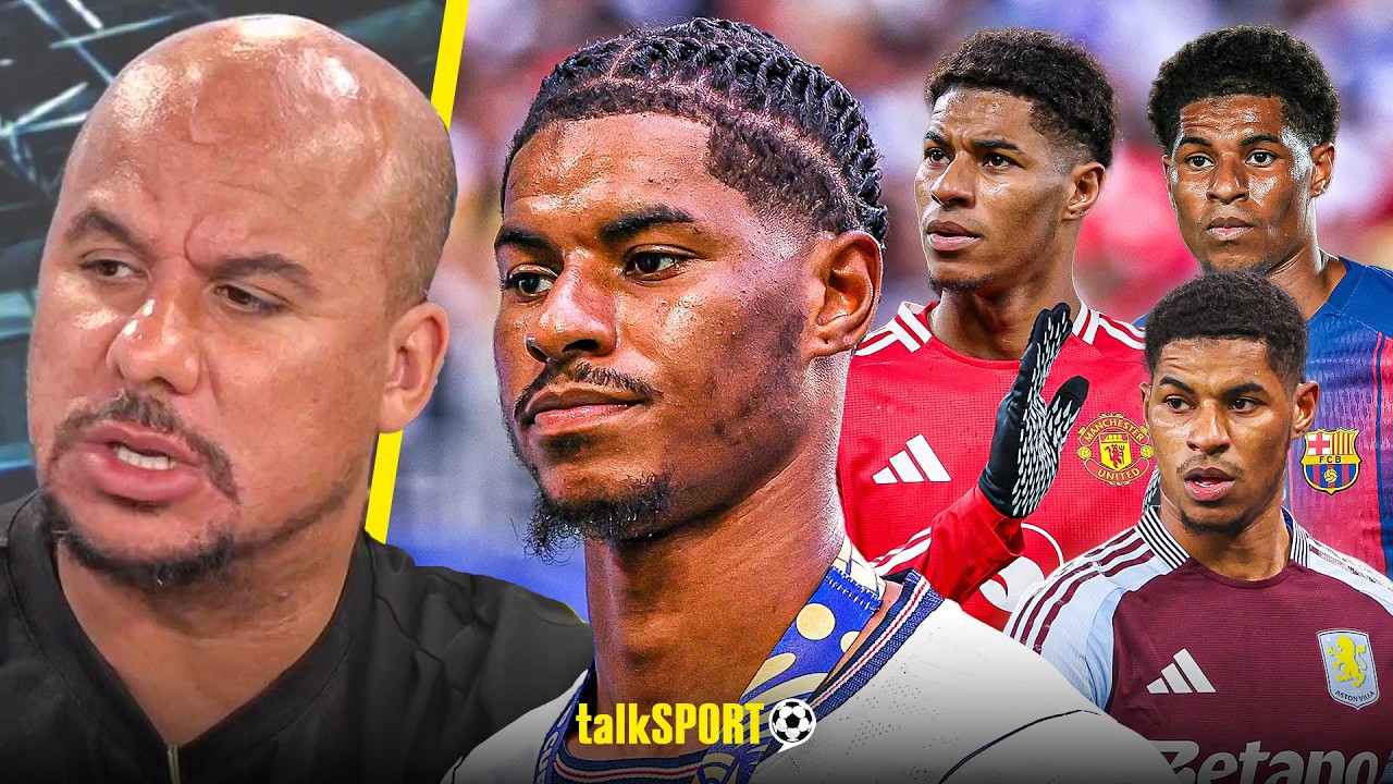 "SOMETHING STRANGE GOING ON!" Agbonlahor BAFFLED by Rashford being left IN LIMBO at Man United! background