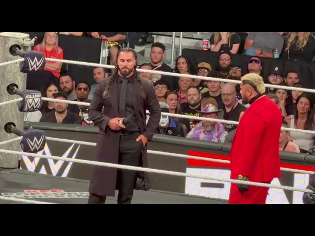 Solo Sikoa makes Seth Rollins an offer during WWE Raw 7/20/2026 backdrop