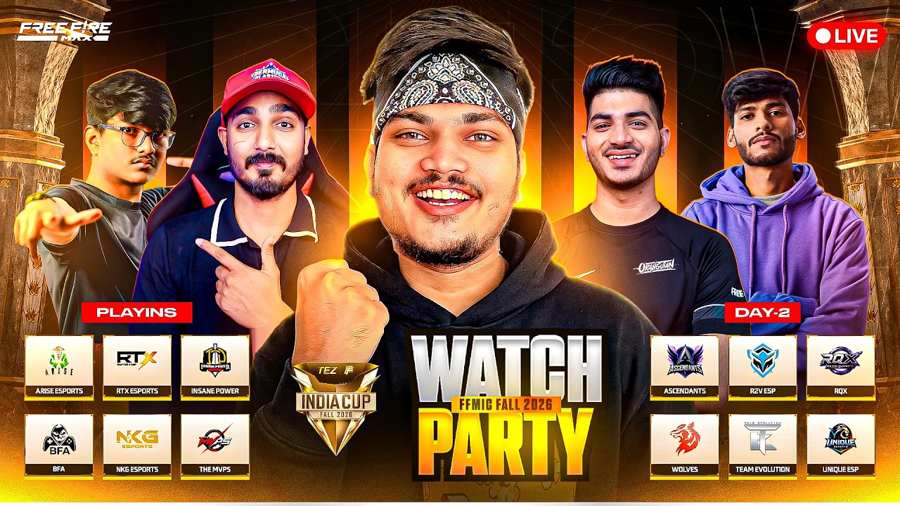 LIVEЁЯФ┤FFMIC 2026 Fall | Play-Ins Day 2 | Group B -TSG RITIIK backdrop