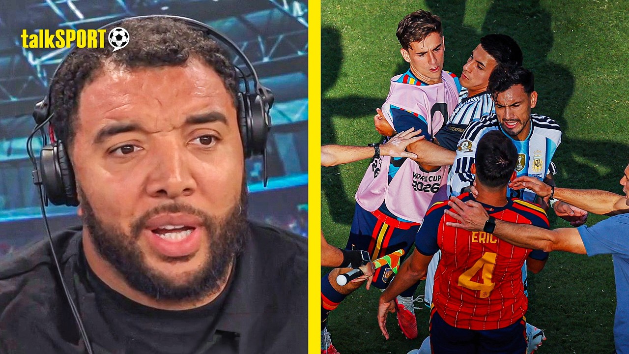 Troy Deeney EXAMINES Argentina's DARK ARTS against Spain after World Cup Final BRAWL! backdrop