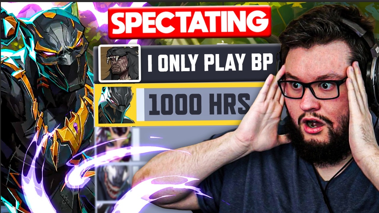 I SPECTATED THE NEW #1 BLACK PANTHER IN MARVEL RIVALS backdrop