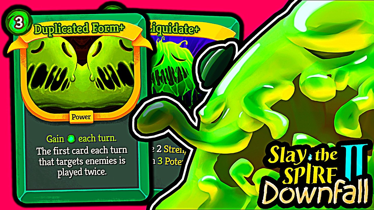 The Slime Boss Is OVERPOWERED In SLAY THE SPIRE 2 DOWNFALL backdrop