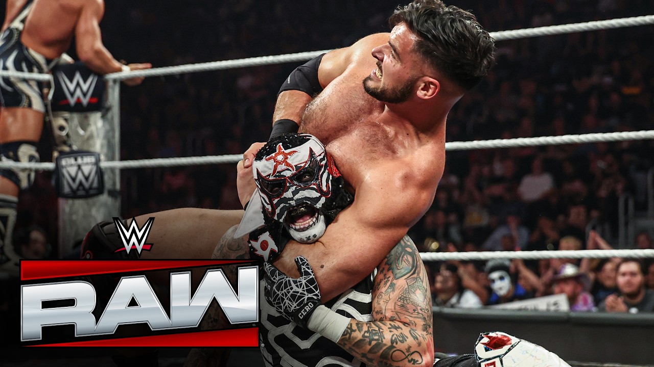 Penta & Chad Gable vs. Ethan Page & Rusev: Raw highlights, July 20, 2026 background