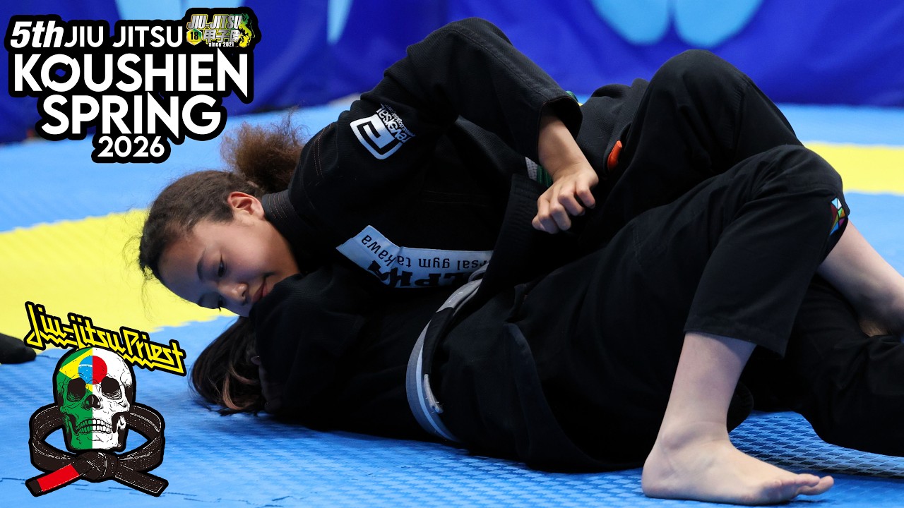 【FULL FIGHT】遠藤ジュリアン桜 vs 鈴木詩穏 / SJJJF春季柔術甲子園 2026 【ブラジリアン柔術】Sakura Julian Endo vs Shion Suzuki background