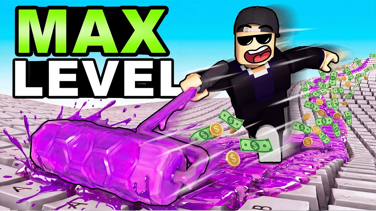 +1 PAINT a KEYBOARD in Roblox background
