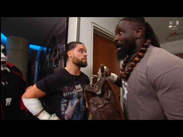 OBA Femi & JD Mcdonagh backstage segment _WWE RAW 20 JULY 2026 background
