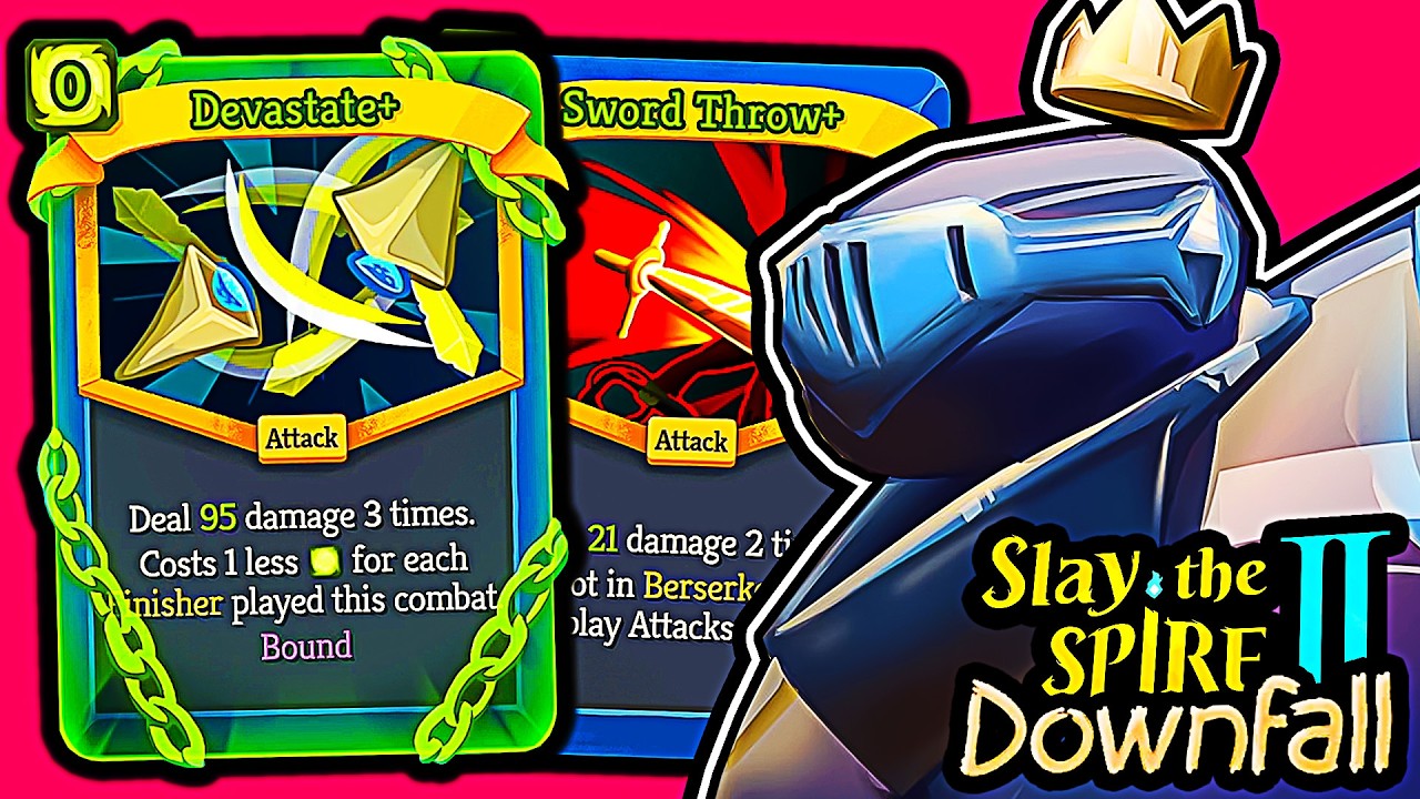 The Champ Is STRONG In SLAY THE SPIRE 2 DOWNFALL background
