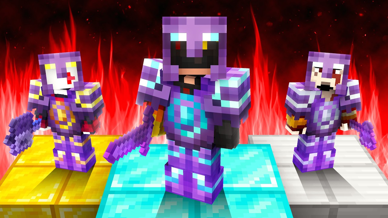 Minecraft's Best Players Simulate PVP Tournament backdrop
