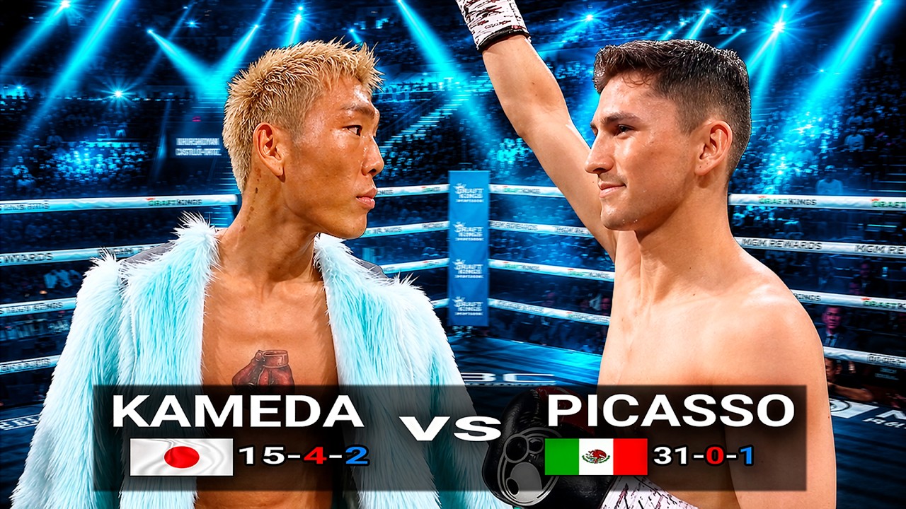 David Picasso (Mexico) vs Kyonosuke Kameda (Japan) | Boxing Fight Highlights HD background