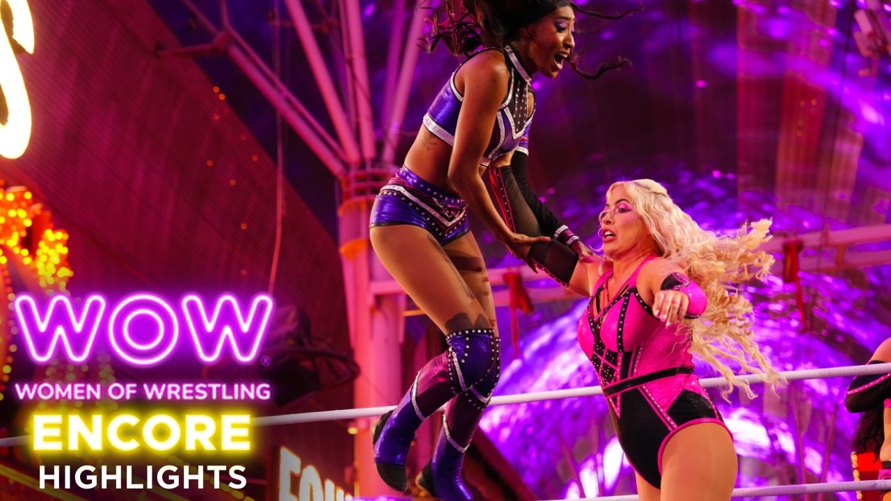 TRIPLE THREAT TAG TEAM CHAMPIONSHIP CHAOS | Highlights | WOW - Women Of Wrestling background