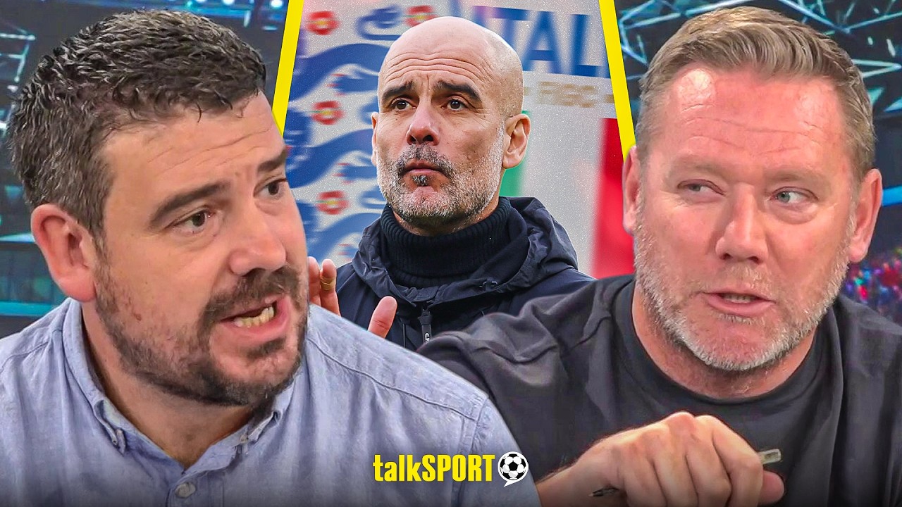 talkSPORT DEBATE if England should TARGET Pep Guardiola before it's TOO LATE amid Italy talks! background