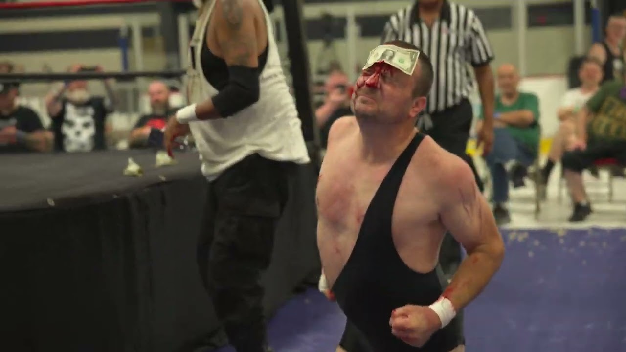 Xtreme Intense Title: DERANGED vs. "Old Timer" JEFF KING vs. DBA (Scar Wars 2026) background